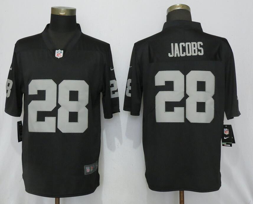 New Nike Oakland Raiders #28 Jacobs Black 2017 Vapor Untouchable Limited jerseys